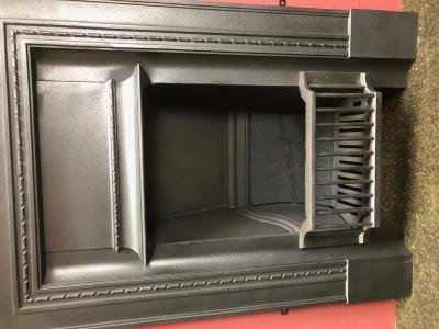 Antique 1920s / 1930s Cast Iron Bedroom Fireplace - Grate