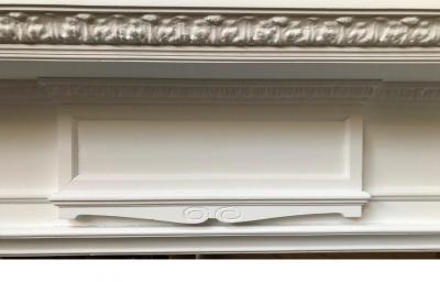 Large impressive painted Georgian/ Early Victorian fire surround - Close