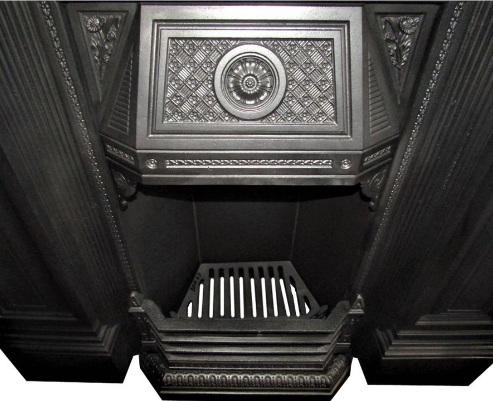 Antique Victorian Fireplace Restoration Bedroom UK Cast Iron Project After Photo