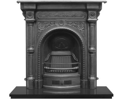 Bristol Cast Iron Combination Fireplace - Black