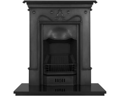 Clifton Cast Iron Combination Fireplace - Black