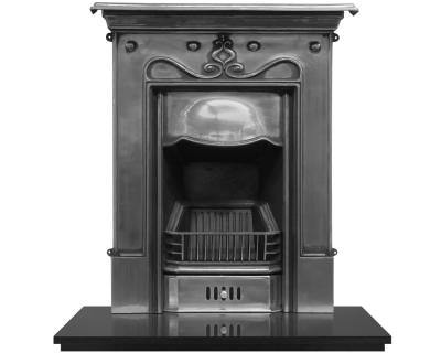 Clifton Cast Iron Combination Fireplace - Polished