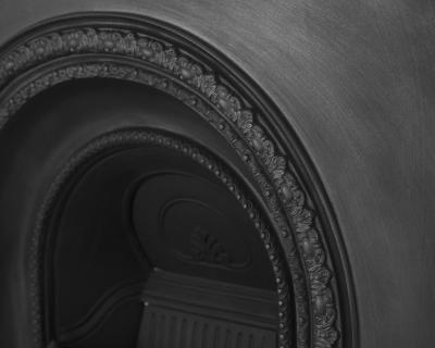 Lipton Cast Iron Fireplace Insert - detail