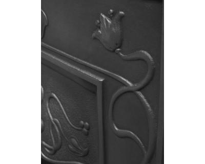 Skelton Cast Iron Combination Fireplace - Black - detail