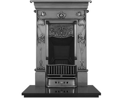Skelton Cast Iron Combination Fireplace - Polished