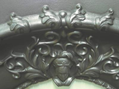 Antique Ornate Cast Iron Insert