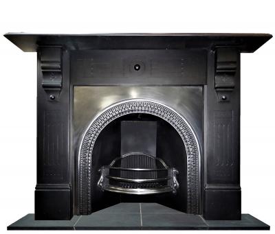 antique victorian fireplace