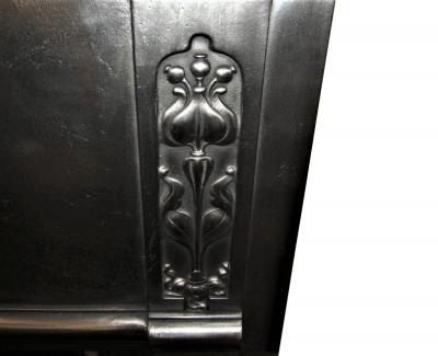antique art Nouveau surround cast iron