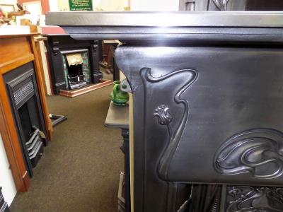 antique stove surround